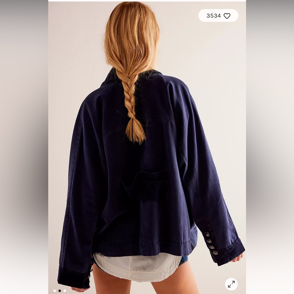 NWOT $168 We the free free people viva surplus jacket - Picture 2 of 4